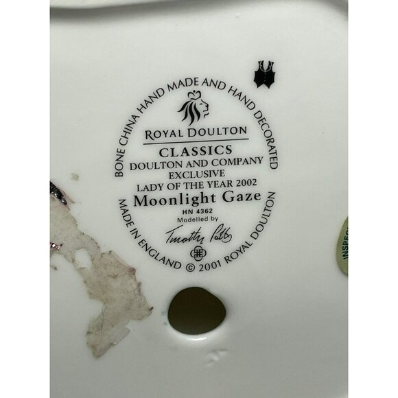 ROYAL DOULTON Moonlight Gaze HN4362 - 2002 Lady of the Year - Picture 4 of 14